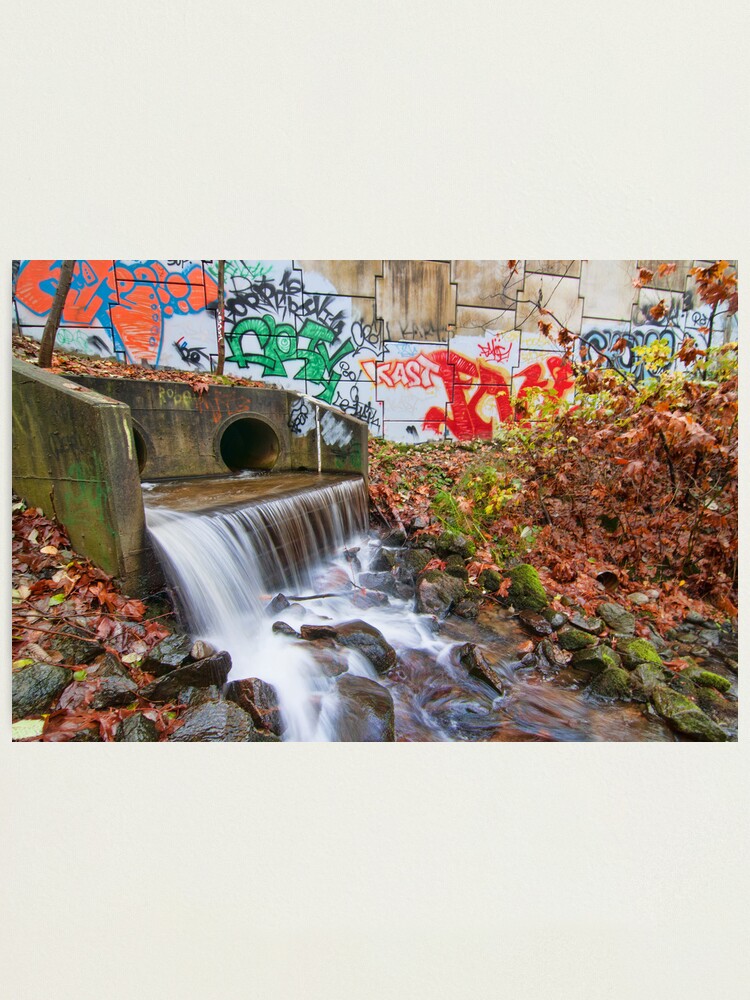 Alternate view of Tattooed Waterfall Photographic Print