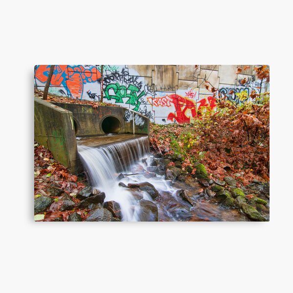 Tattooed Waterfall Canvas Print