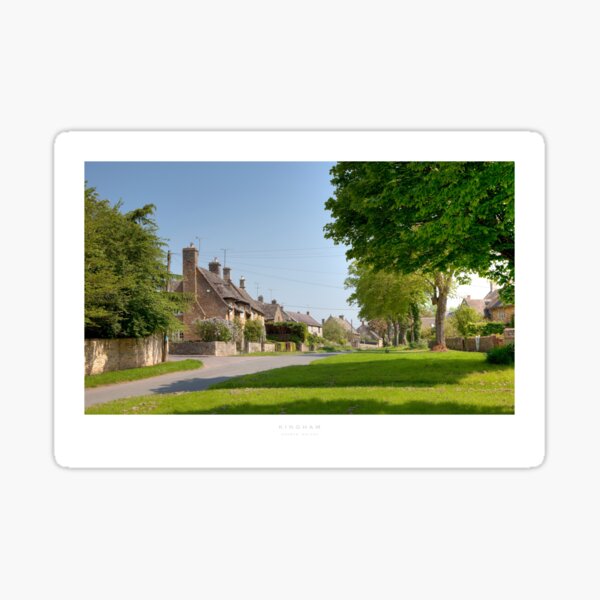 Kingham, Oxfordshire Sticker