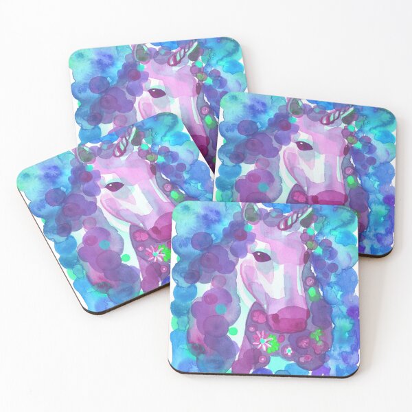 Item preview, Enchanted Forest Unicorn - Blue Palette designed and sold by Niina  Niskanen.