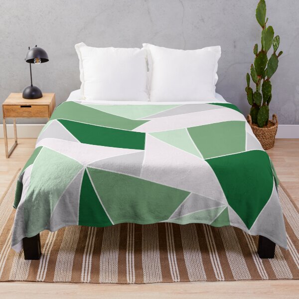 Item preview, Green Abstract Triangle Pattern designed and sold by morgandiehl10.