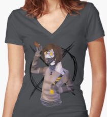 Ticci Toby 1 Women's Fitted V-Neck T-Shirt