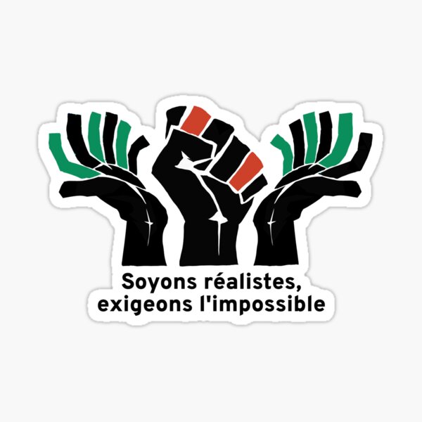 Be Realistic, Demand the Impossible - FR Sticker