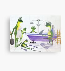All about Frogs 7, Shark hunters Metal Print