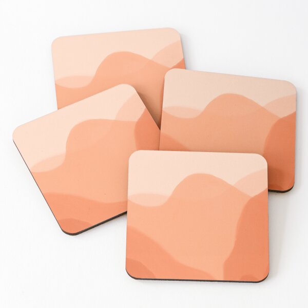 Item preview, Peach Mountains Abstract designed and sold by trajeado14.
