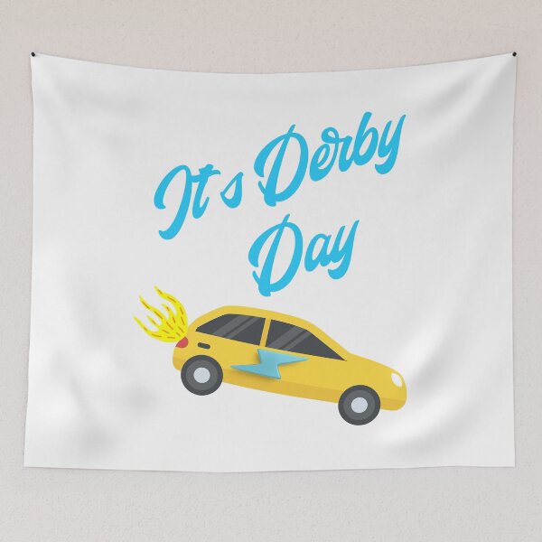 Item preview, It's Derby Day Car racing design designed and sold by spinningvisions.