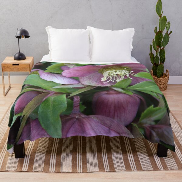 Item preview, Black hellebore flower medicinal plant designed and sold by EstelleRossetti.