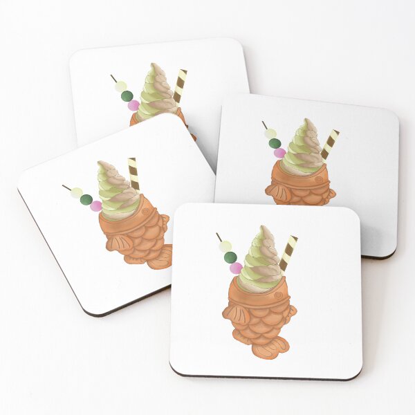 Item preview, Taiyaki Matcha- Ogura Ice Cream designed and sold by MochiWonder.