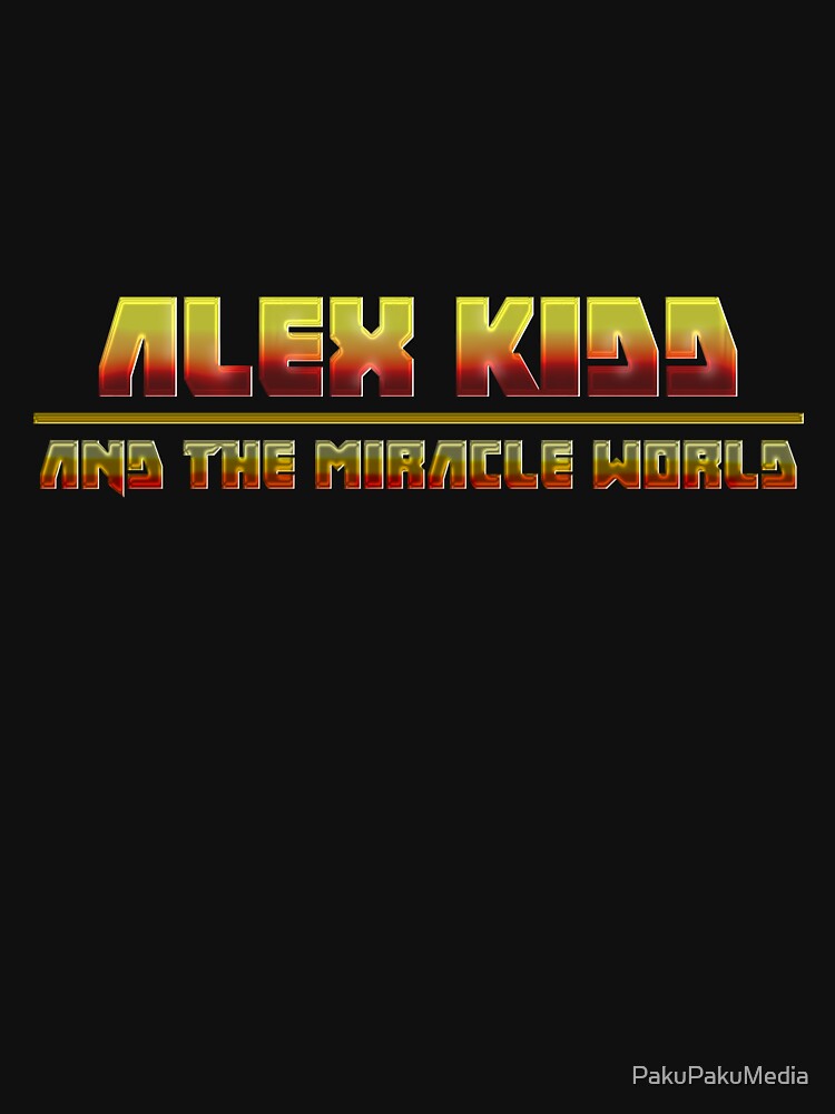 Alex Kidd and the Miracle World - Band logo Tshirt by PakuPakuMedia