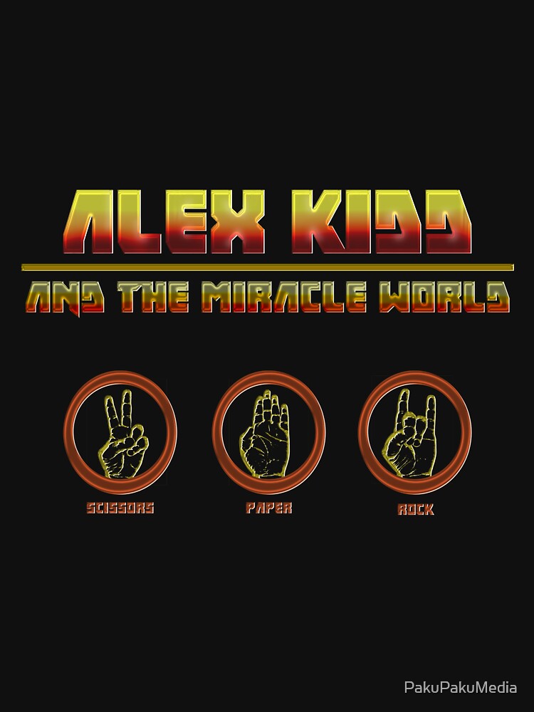 Alex Kidd and the Miracle World - Album Cover Tshirt by PakuPakuMedia