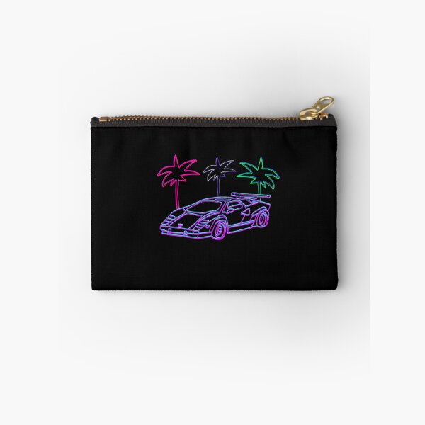 Item preview, NEON CAR AND PALM TREES PRINT designed and sold by maryumfahim.