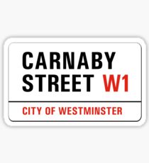 Carnaby Street, London Street Sign, UK Sticker