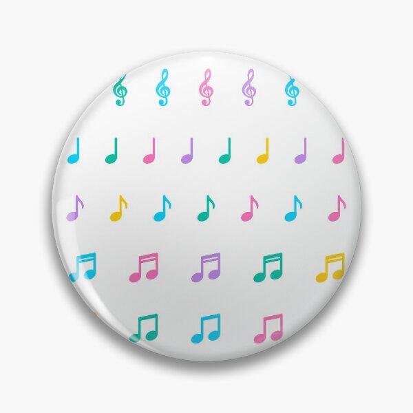 Item preview, Colorful music notes  designed and sold by OkihanaShop.