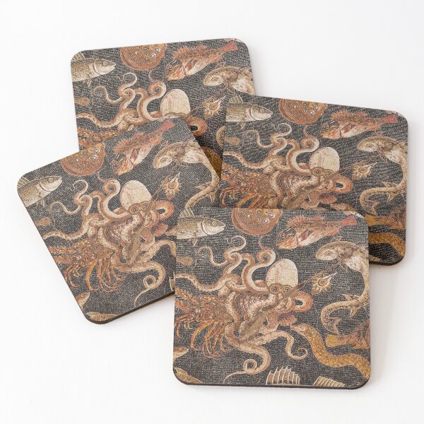Item preview, Pompeii Octopus and Fish designed and sold by vichcic.