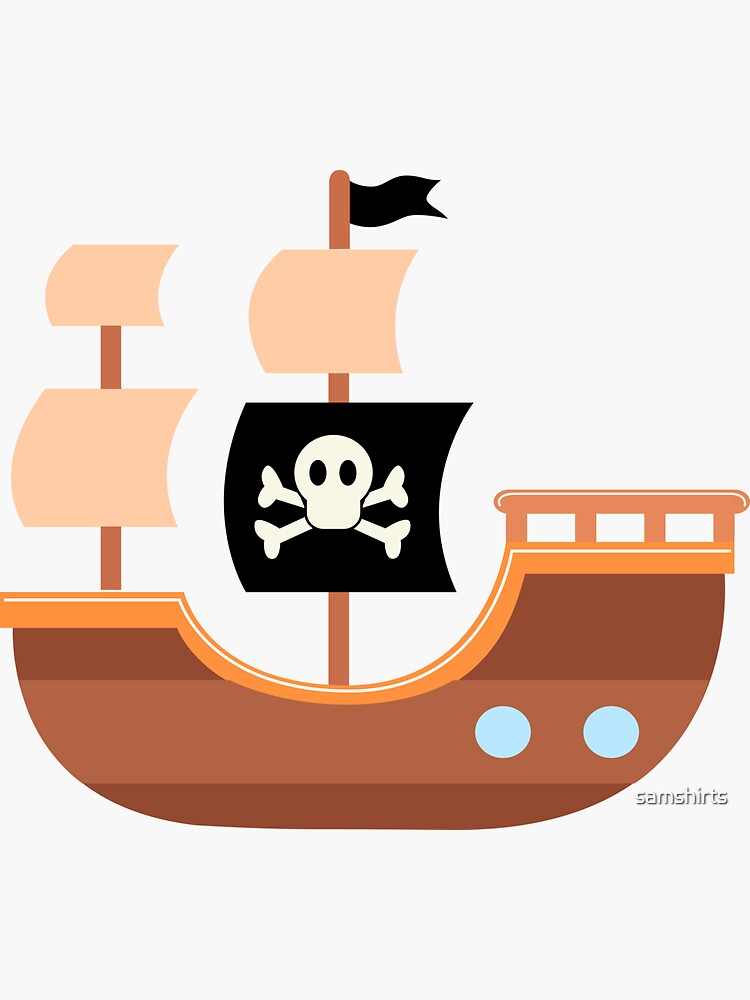 pirate ship' Sticker