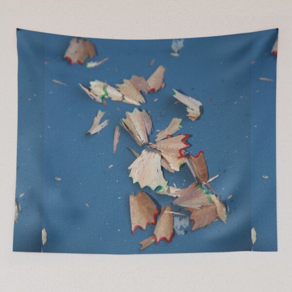 Artikelvorschau, Colored pencil sharpener spiral blue background	 entworfen und verkauft von EstelleRossetti.