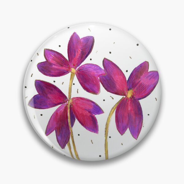 Item preview, Oxalis Purple Clover Shamrock Flower designed and sold by Michelebuttons.