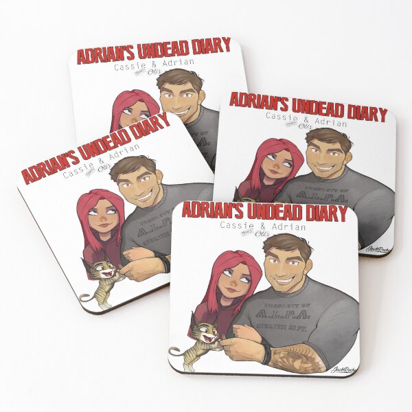 Item preview, Adrian Ring, and Cassie with Baby Otis! Adrian's Undead Diary logo designed and sold by Chris Philbrook.