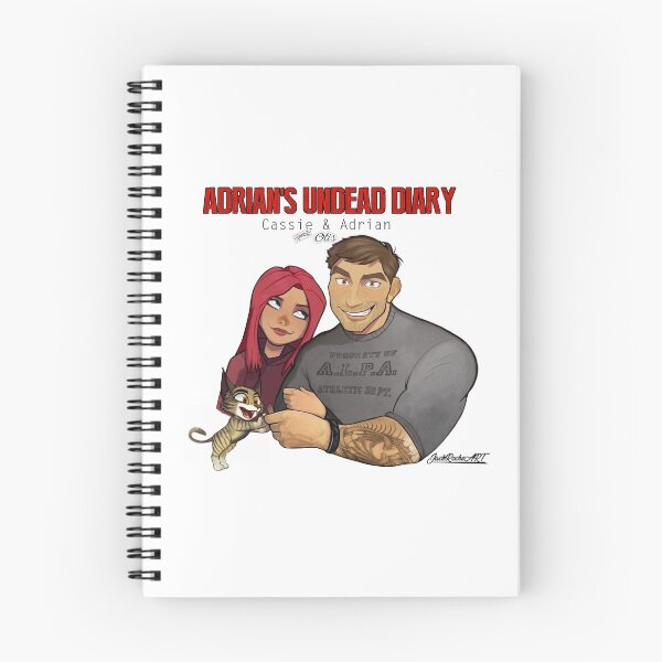 Item preview, Adrian Ring, and Cassie with Baby Otis! Adrian's Undead Diary logo designed and sold by Chris Philbrook.