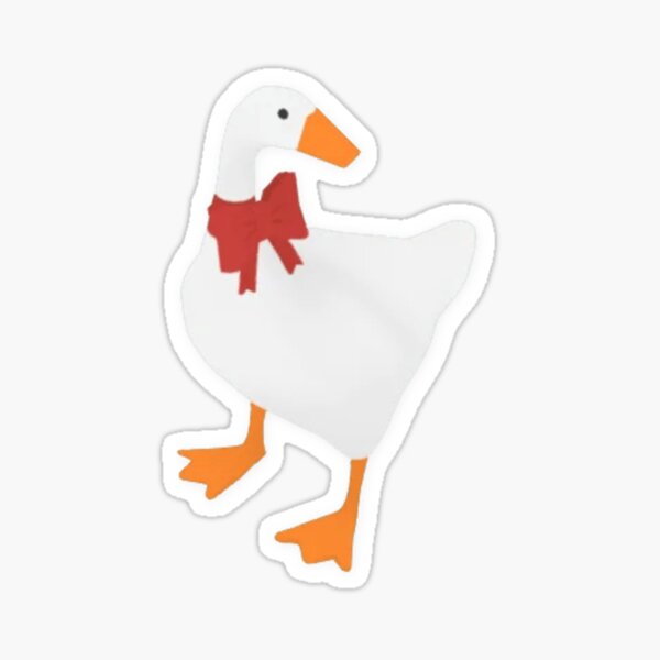 Untitled goose game Sticker