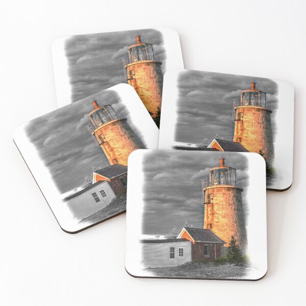 Item preview, Sunset on the Monhegan Island lighthouse designed and sold by TBCam.