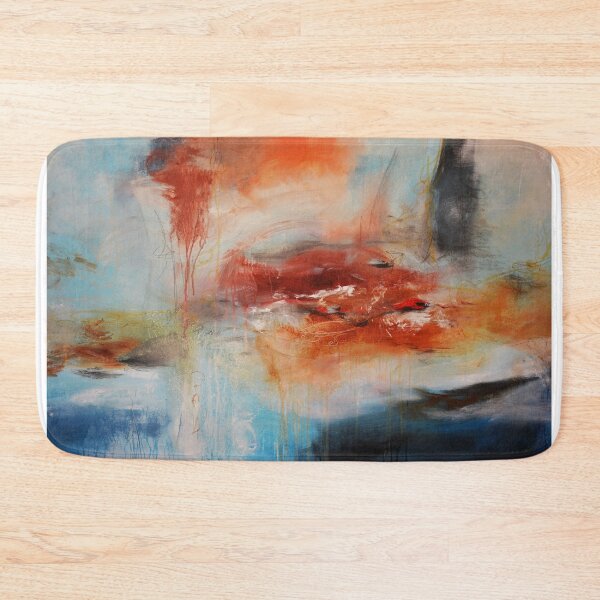 Item preview, The Rose - Red Blue Abstract Art  designed and sold by AndradaArt.