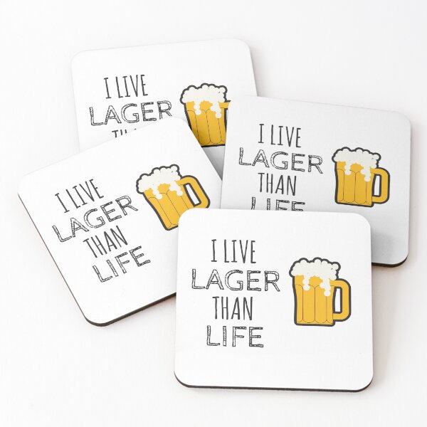 Item preview, Funny Lager Beer Design for Craft Beer Lovers designed and sold by Hopscotch Shop Designs.