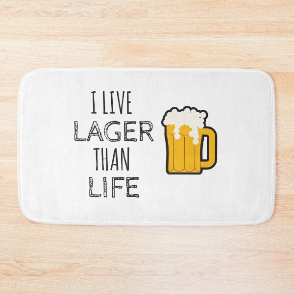 Item preview, Funny Lager Beer Design for Craft Beer Lovers designed and sold by Hopscotch Shop Designs.
