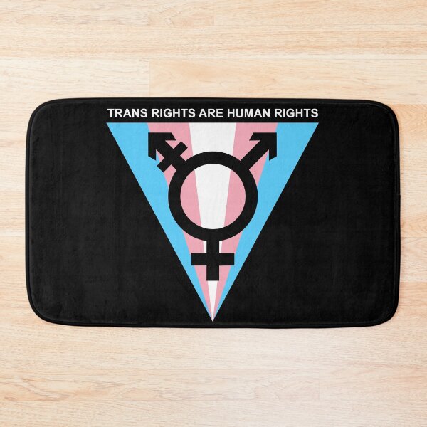 Item preview, Trans rights are human rights symbol LGBT Pride parade transgender non-binary queer pansexual designed and sold by ArtsyloShop.