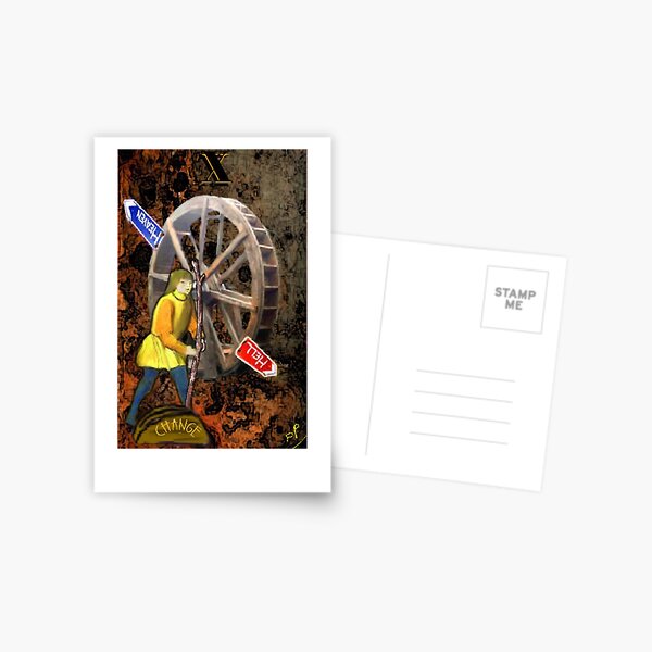WHEEL OF FORTUNE Postcard