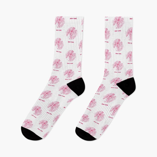 Item preview, New York Map - Pink designed and sold by Makestudio.