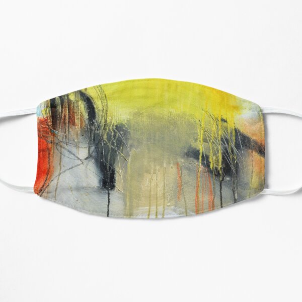 Golden abstract art Mask