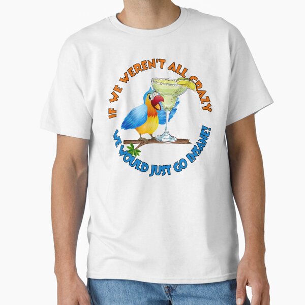 Item preview, Crazy, Insane Parrot designed and sold by ParrotHeadSwag.