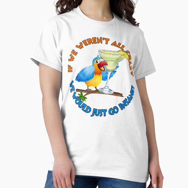 Item preview, Crazy, Insane Parrot designed and sold by ParrotHeadSwag.
