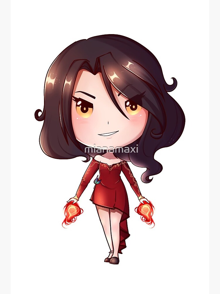 Chibi Cinder Fall" Art Board Print for Sale by mianamaxi | Redbubble