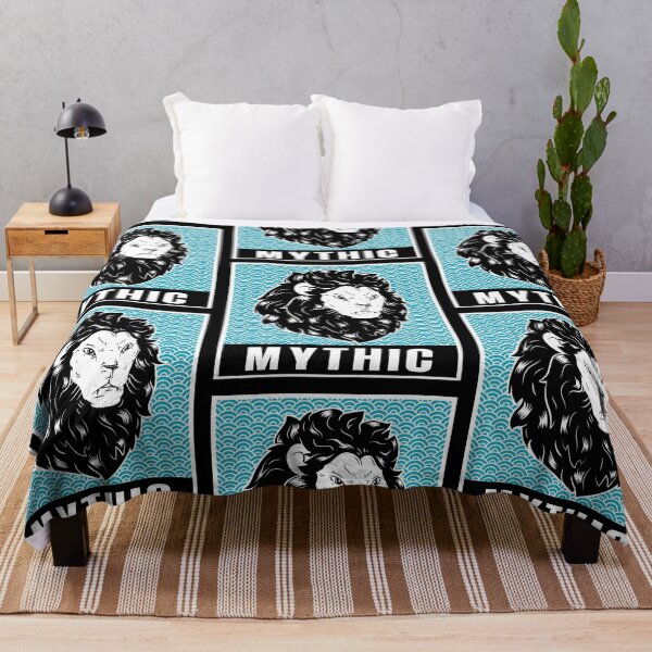 Item preview, Lion Blue Waves design designed and sold by MythicBrand.