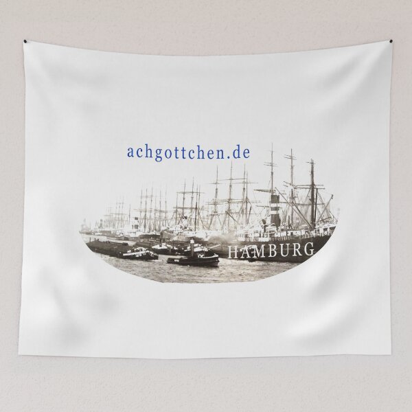 Item preview, Port of Hamburg 120 years ago designed and sold by achgottchen.