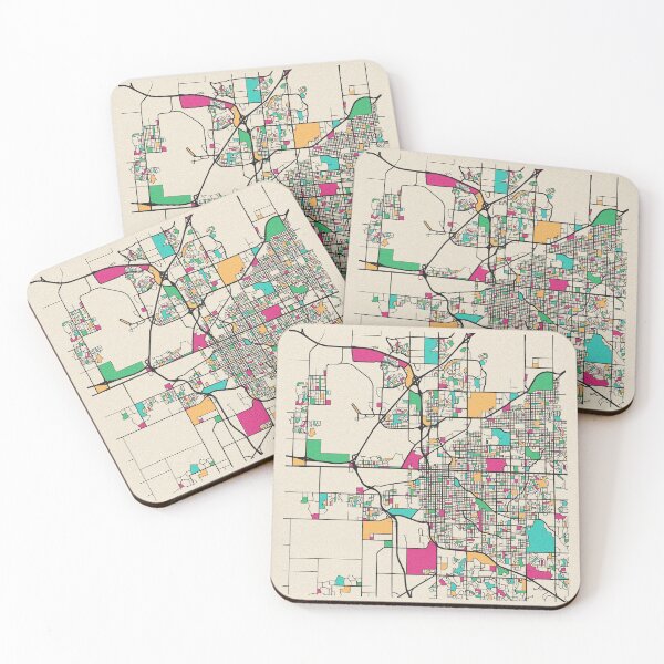 Item preview, Lincoln, Nebraska Street Map designed and sold by A Deniz Akerman.