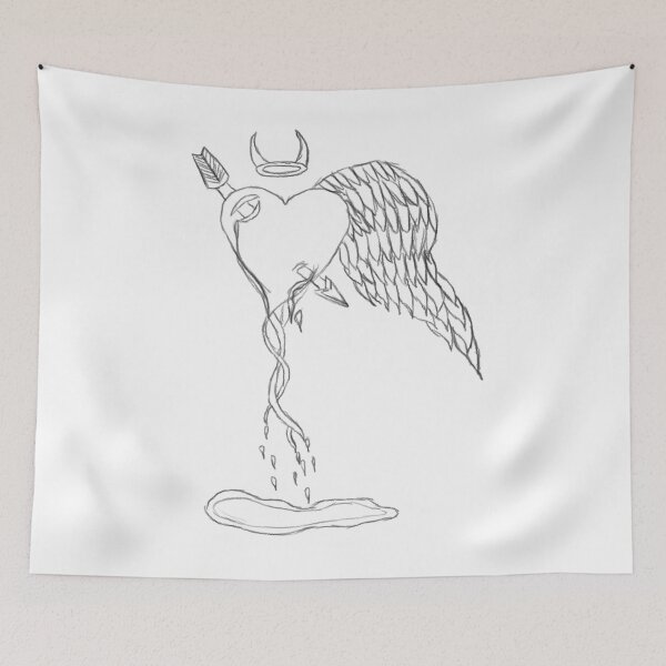 Item preview, heart pierced by an arrow designed and sold by phoenixhellcat.