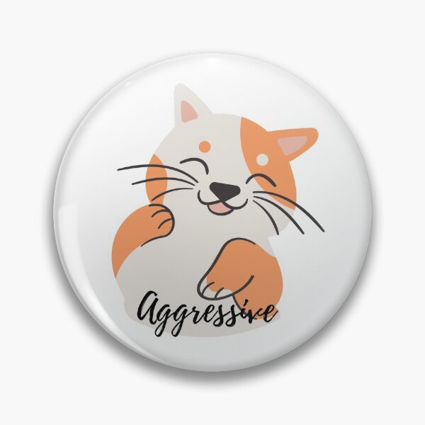 Item preview, Aggressive Kitty Cat designed and sold by lolora.