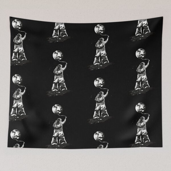 Item preview, astronaut and moon  designed and sold by pirminio.