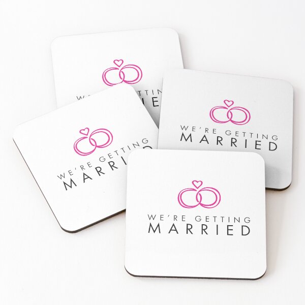 Item preview, GETTING MARRIED - PINK - WEDDING - INVITATION CARD designed and sold by WeddingStuffArt.