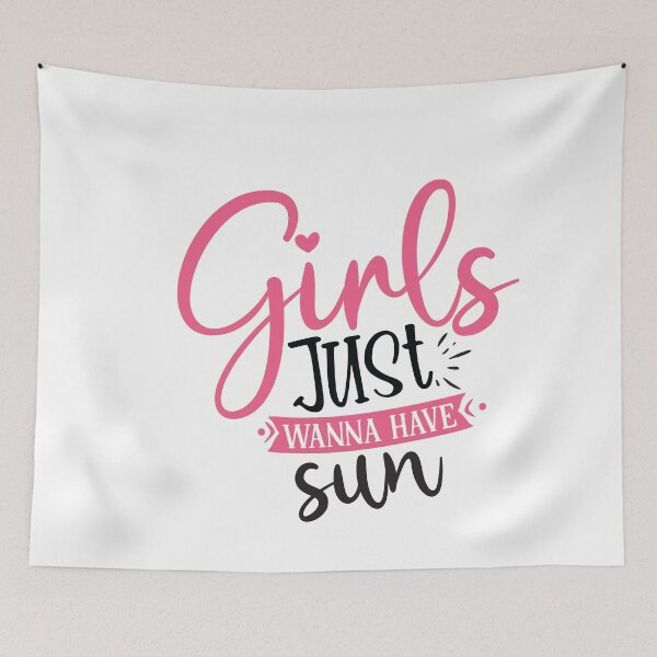 Item preview, Girls Just Wanna Have Sun designed and sold by BohemianAtlas.