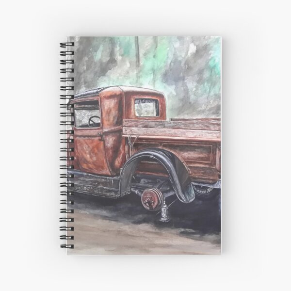 Journey Through The Past Spiral Notebook
