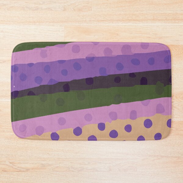 Item preview, Bold Abstract Dotted Background Design in Purple Yellow Green Combination GC-115-8 designed and sold by GraphicCharms.