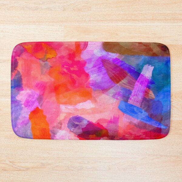 Item preview, splash painting texture abstract background in purple pink red blue designed and sold by Mrvell.