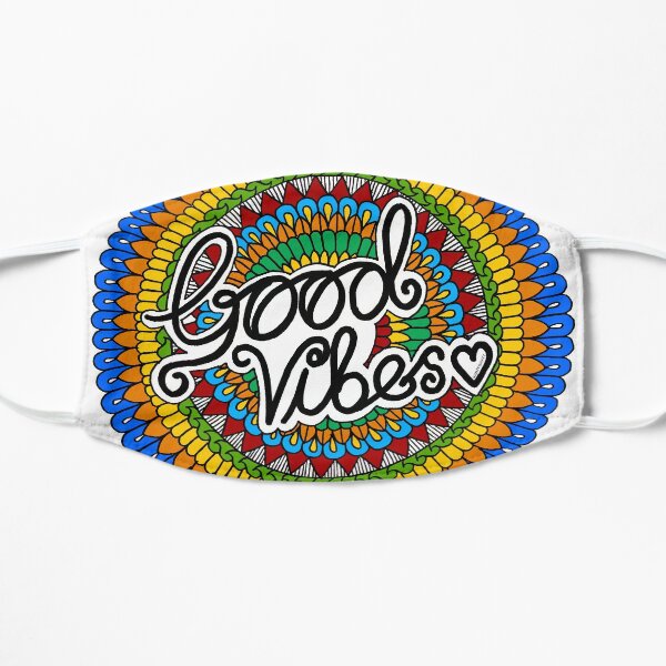 Good Vibes Mandala v2 by SimmyGhatt Mask