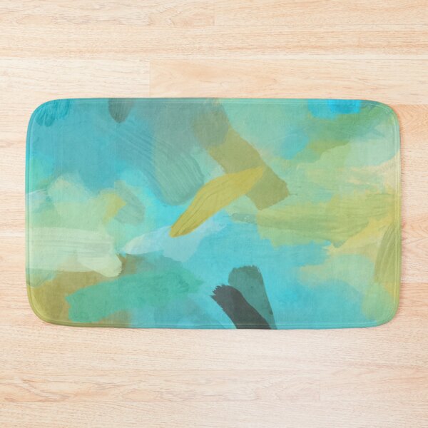 Item preview, splash painting texture abstract background in blue and yellow designed and sold by Mrvell.