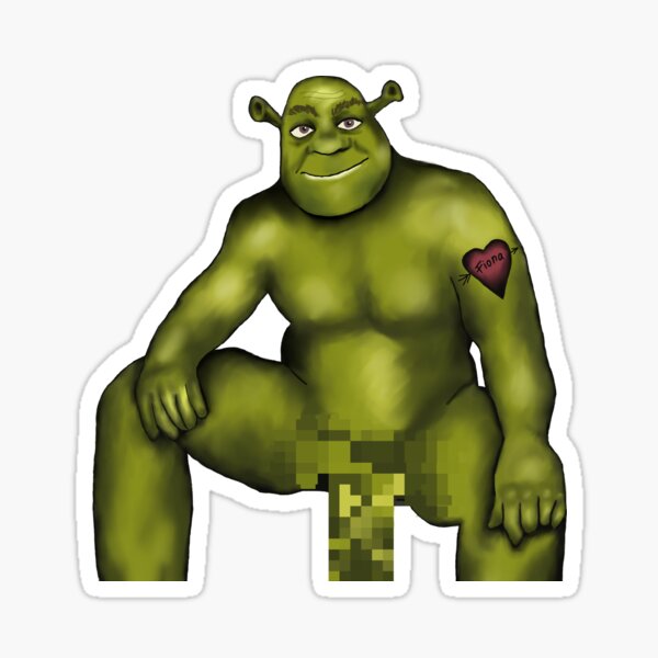 Shrek Memes Dank Stickers Redbubble - hide a giant shrek roblox