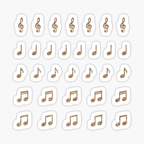 StickerKing Music Notes and Instruments Shiny Stickers – The Practice Shoppe